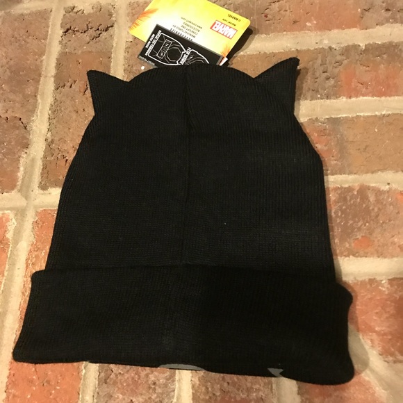 NWT Black Panther Flip Down Beanie Ski Mask - Picture 3 of 3
